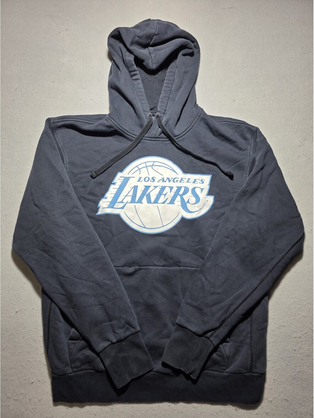 Nike NBA Los Angeles Lakers Hoodie Men's Size Medium Navy Pullover Sweatshirt